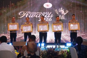 Masuk 5 Besar Terbaik Kompolnas Awards 2026, Polda Lampung Terima Penghargaan di Jakarta
